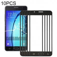 10 PCSサムスンギャラクシーON5 / G550用のフロントスクリーンの外側ガラスレンズ（ブラック）
